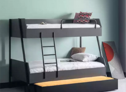 Jugendbett Kinderbett Kids Design Modern Bett Kinderzimmer Betten Holz